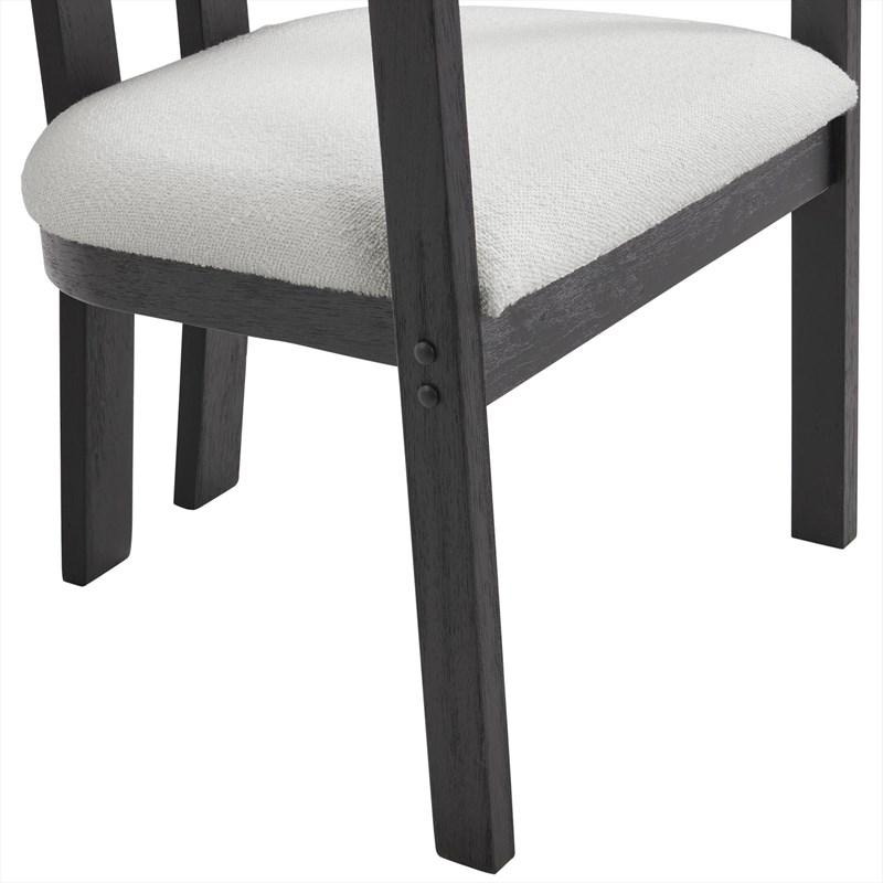 Large Picture of Elements International Portland D-1710-8-AC3 Arm Chair