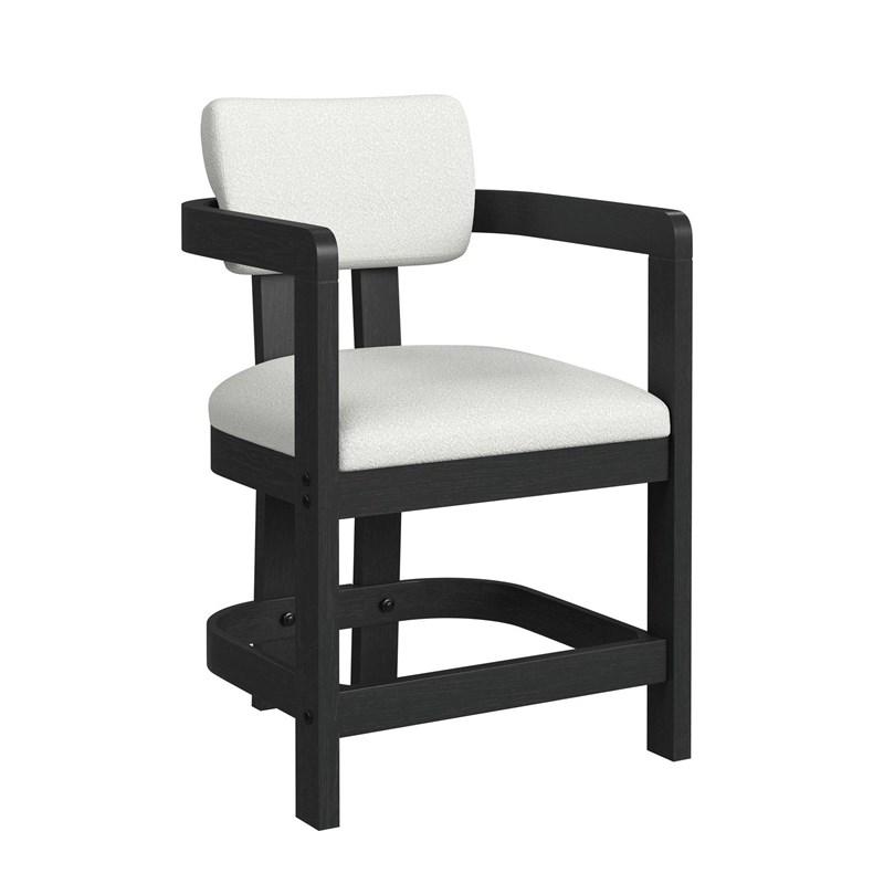 Elements International Portland D-1710-8-CST3 Arm Counter Stool