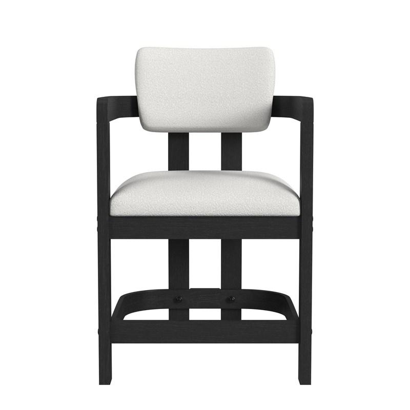 Large Picture of Elements International Portland D-1710-8-CST3 Arm Counter Stool