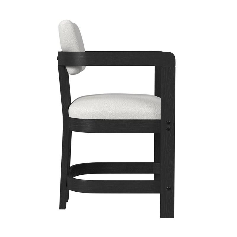 Large Picture of Elements International Portland D-1710-8-CST3 Arm Counter Stool
