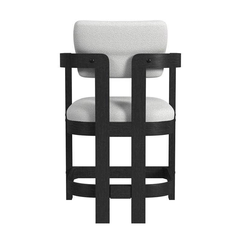Large Picture of Elements International Portland D-1710-8-CST3 Arm Counter Stool
