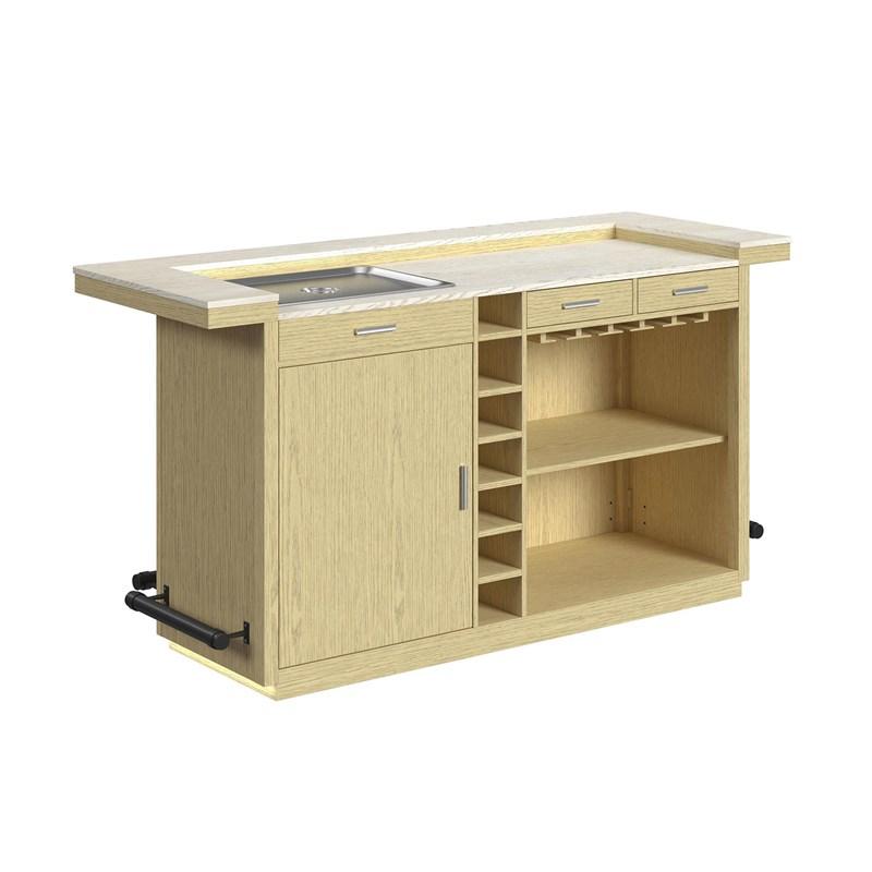 Elements International Cambrie DA-18010-6-BTC Bar Table