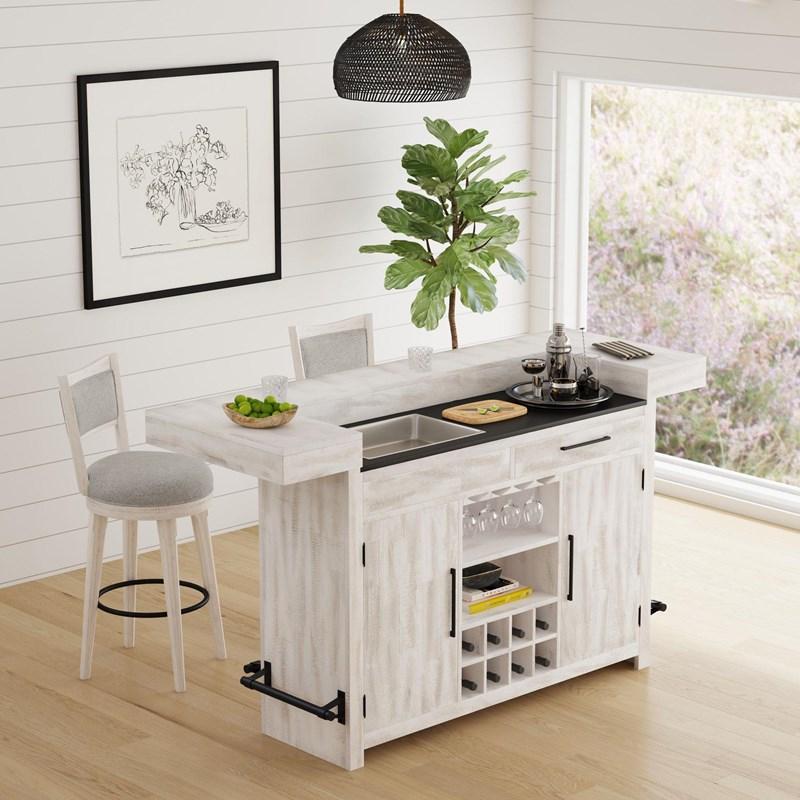 Large Picture of Elements International Rogen Rustic DA-12850-7-BT Bar Table