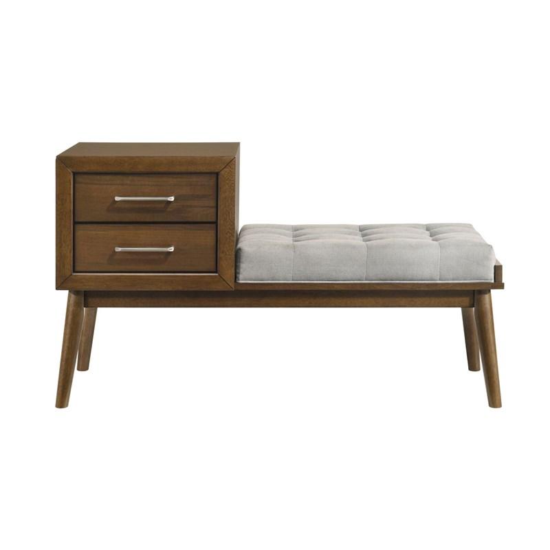 Large Picture of Elements International Malibu LA-4650-5-BN Bench