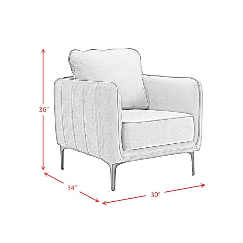 Large Picture of Elements International Rae U-4460-8560-100 Chair
