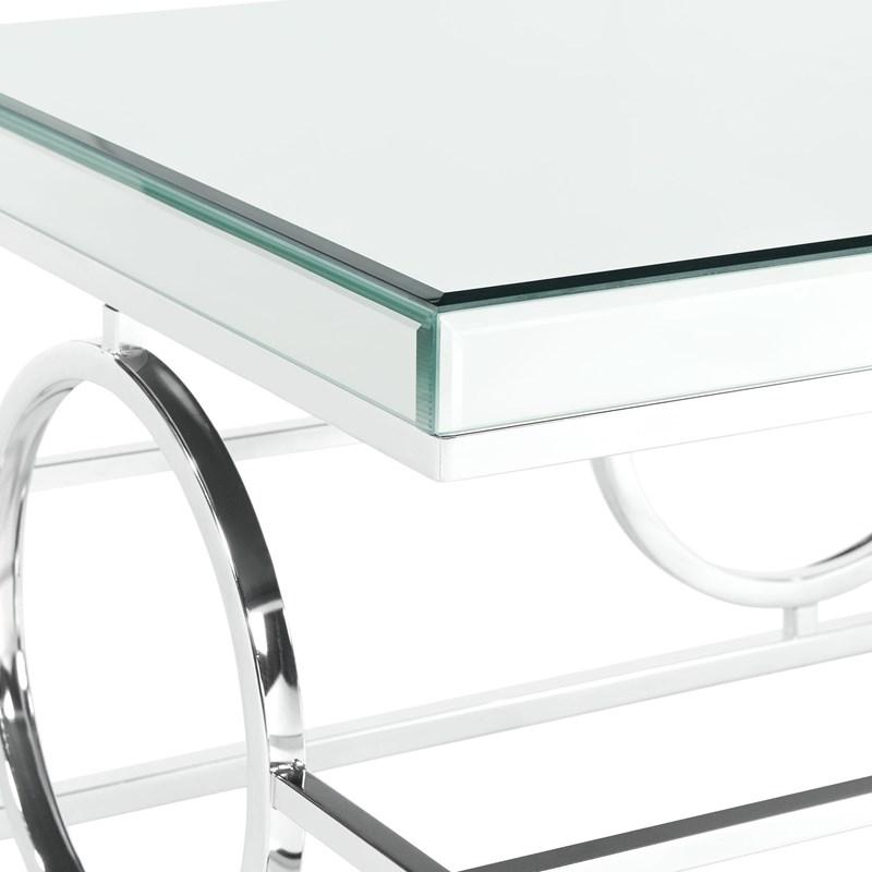 Large Picture of Elements International Pearl CTPL100CT Coffee Table