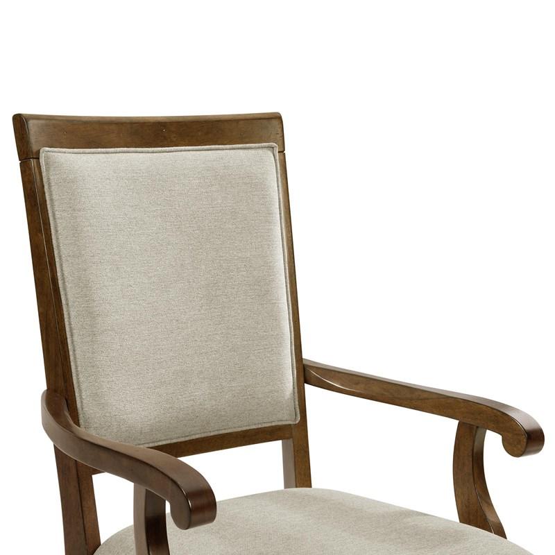 Large Picture of Elements International Phillipe D-5210-5-AC Dining Arm Chair
