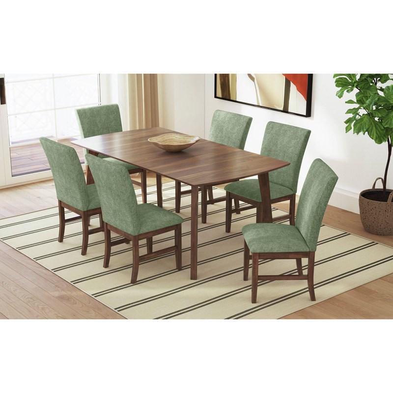 Large Picture of Elements International Santa Barbara D-16550-5-SCA Dining Side Chair