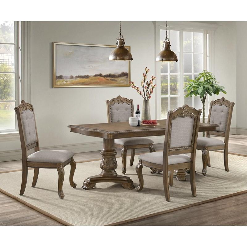 Large Picture of Elements International Madison Park D-10460-5-SC Dining Side Chair