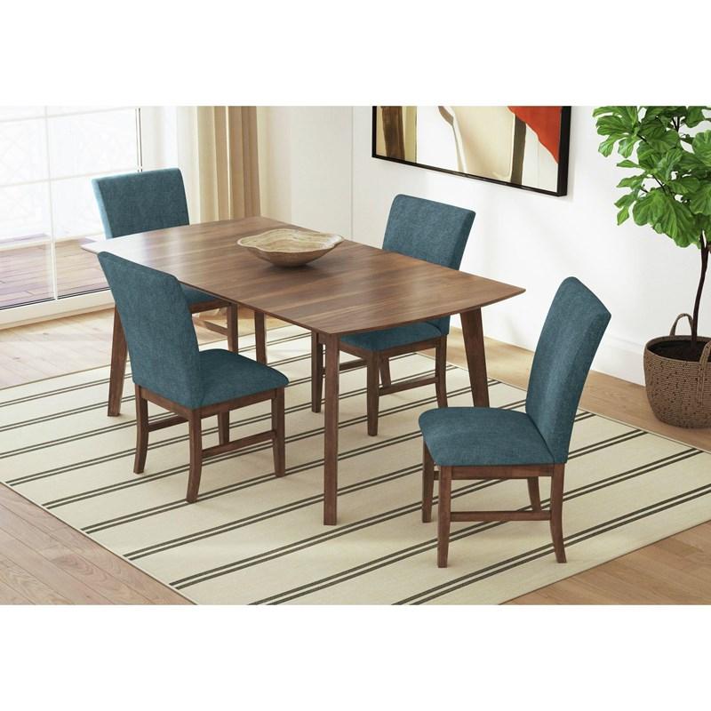 Large Picture of Elements International Santa Barbara D-16550-5-SCB Dining Side Chair