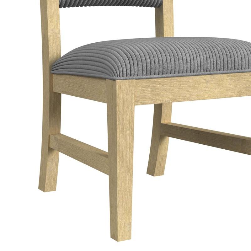 Large Picture of Elements International Ridgemont D-14440-6-SC Dining Side Chair