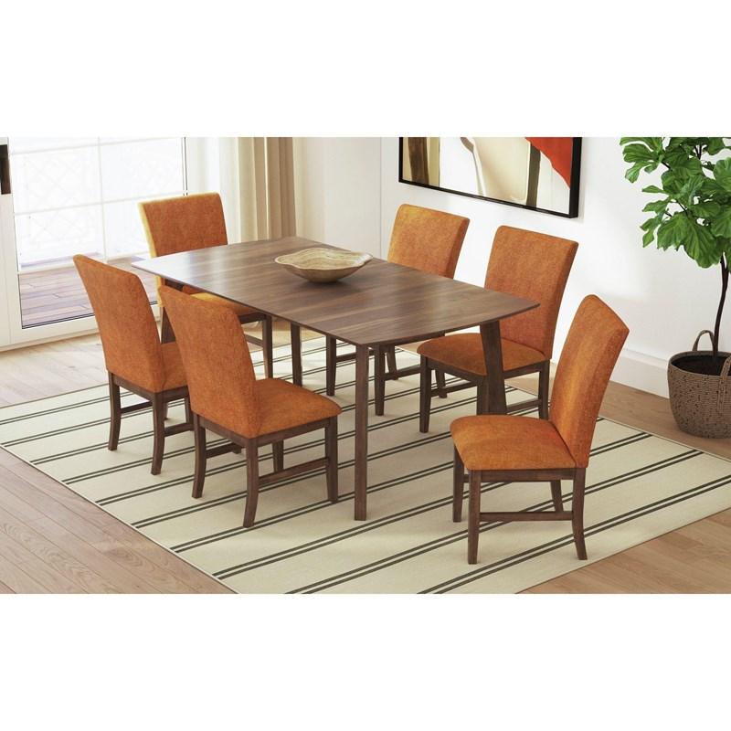 Large Picture of Elements International Santa Barbara D-16550-5-SCR Dining Side Chair