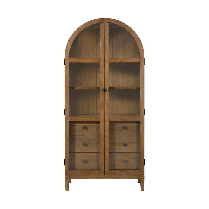 Large Picture of Elements International Portico H-15970-6-BC2 Display Cabinet