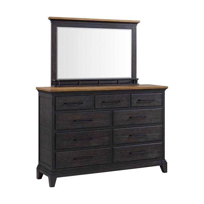 Elements International Montrose B-16670-5-DRMR Dresser And Mirror