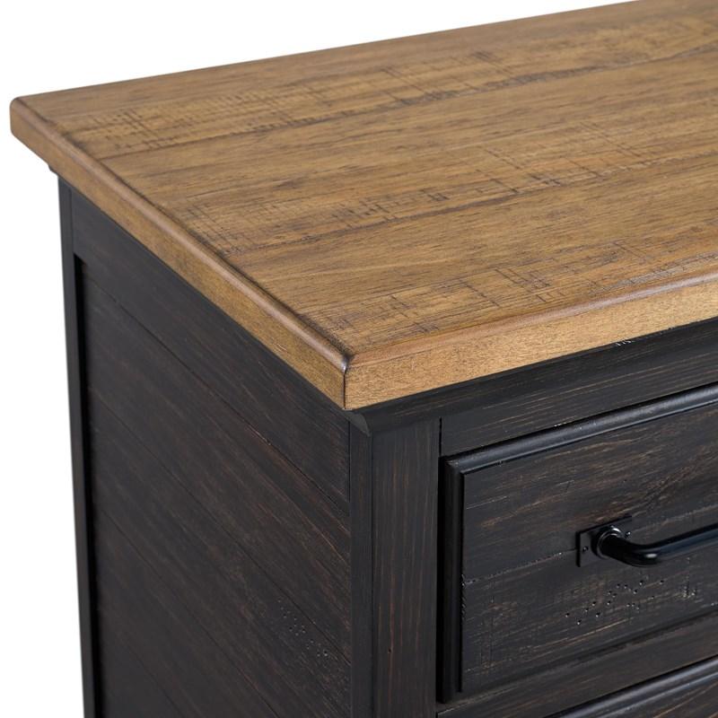 Large Picture of Elements International Montrose B-16670-5-DRMR Dresser And Mirror
