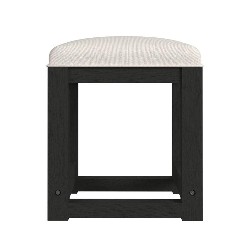 Large Picture of Elements International Ridgemont V-14440-8W-DST Dressing Stool
