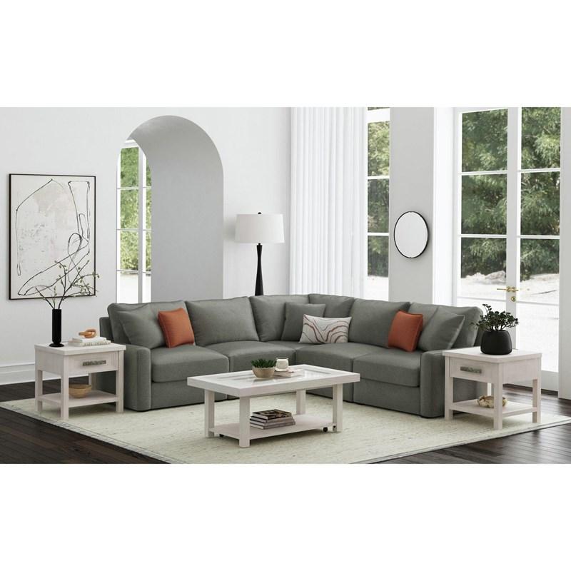 Large Picture of Elements International Avalanche T-11600-7-ET End Table