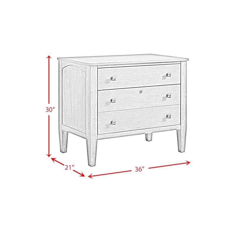 Large Picture of Elements International Portico H-15970-6-FC File Cabinet