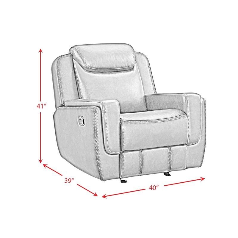Large Picture of Elements International Panther U-11580-10740-107 Glider Motion Recliner