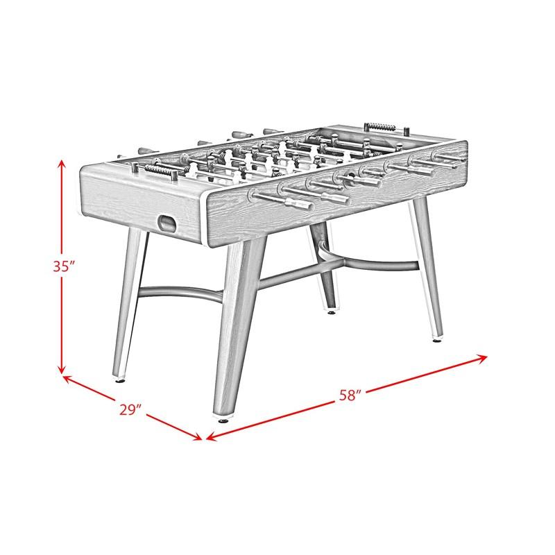 Large Picture of Elements International Amaya G-17860-8-FBE Indoor Foosball