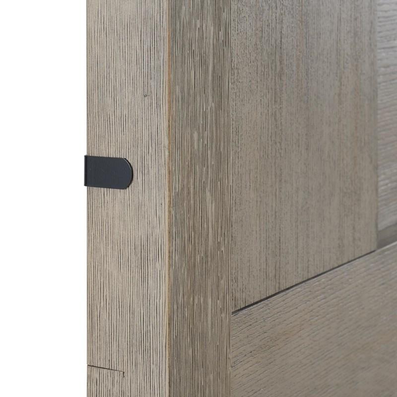 Large Picture of Elements International Kelis B-9770-3-KBL King Panel Bed
