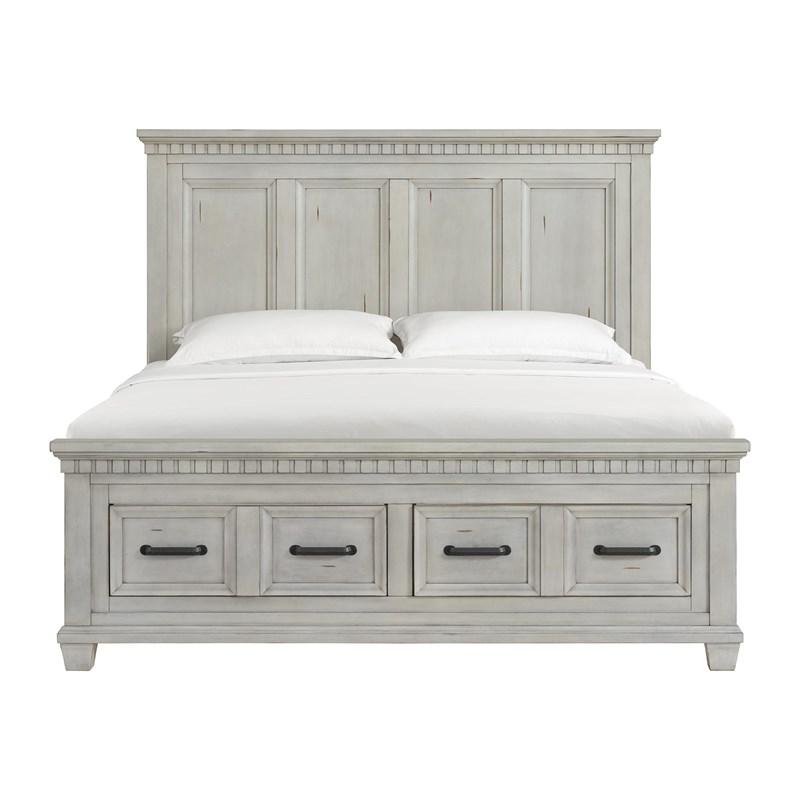 Large Picture of Elements International McCoy B-10530-7-KSB King Storage Bed