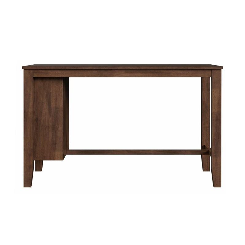 Large Picture of Elements International Santa Barbara D-16550-5-KI Kitchen Island & 2 Counter Stools