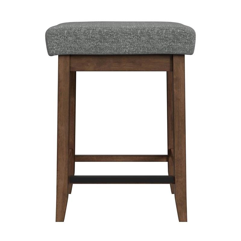 Large Picture of Elements International Santa Barbara D-16550-5-KI Kitchen Island & 2 Counter Stools