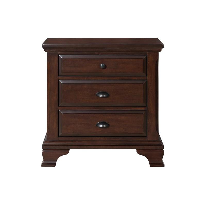Large Picture of Elements International Canton CN600NSO Nightstand
