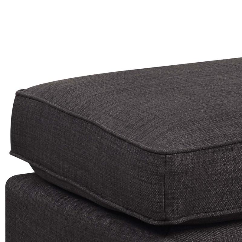 Large Picture of Elements International Erica UER090000CA Ottoman