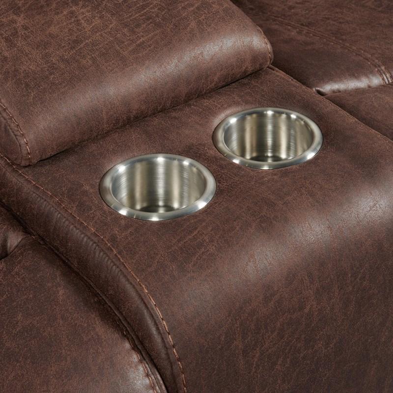 Large Picture of Elements International Atlantis U-5230-8640-285PP Power Motion Loveseat