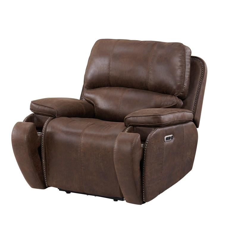 Large Picture of Elements International Atlantis U-5230-8640-105PP Power Motion Recliner