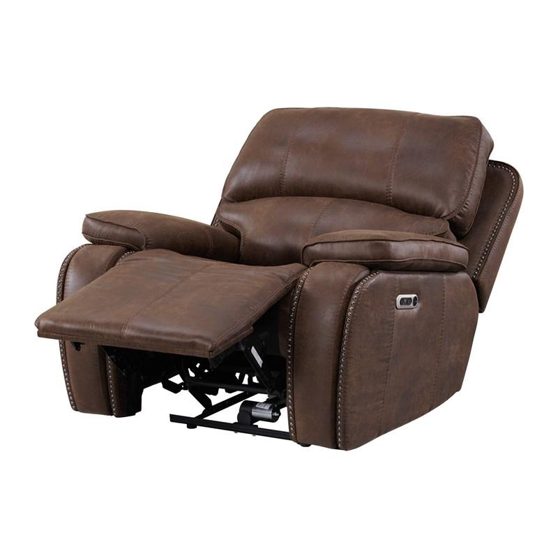 Large Picture of Elements International Atlantis U-5230-8640-105PP Power Motion Recliner