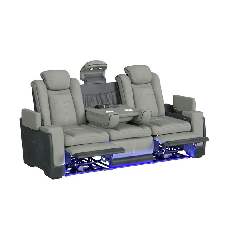 Large Picture of Elements International Lantana U-13660-10562-308PP Power Motion Sofa