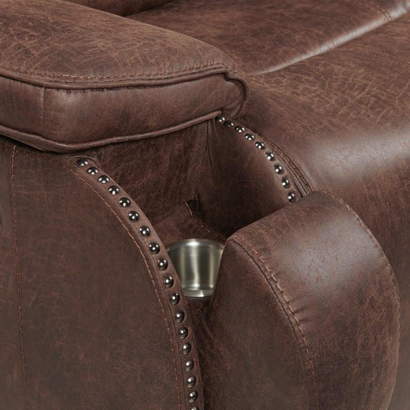 Large Picture of Elements International Atlantis U-5230-8640-305PP Power Motion Sofa