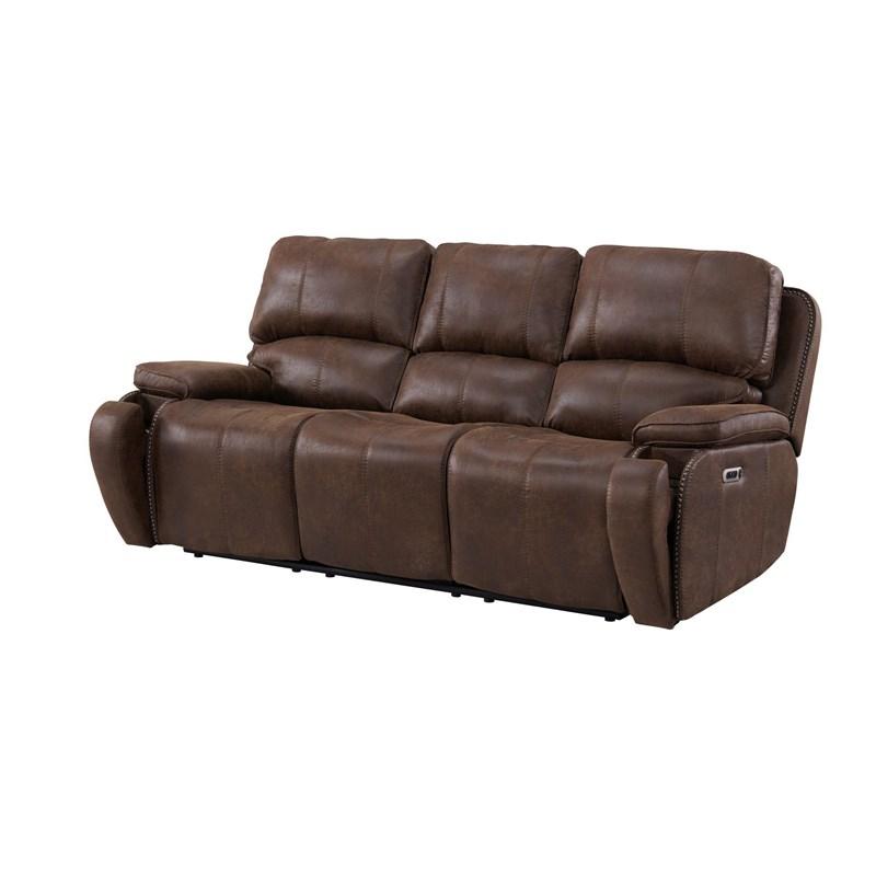 Large Picture of Elements International Atlantis U-5230-8640-305PP Power Motion Sofa