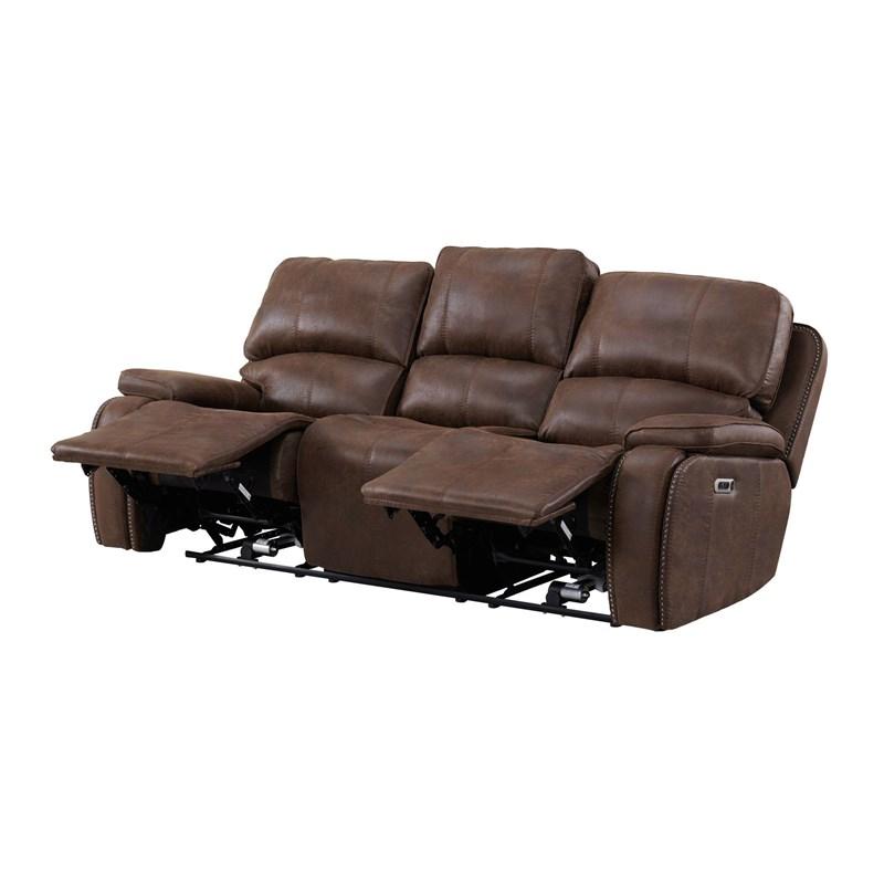 Large Picture of Elements International Atlantis U-5230-8640-305PP Power Motion Sofa