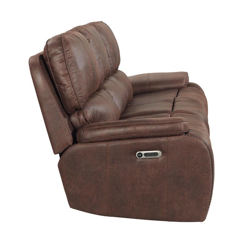 Large Picture of Elements International Atlantis U-5230-8640-305PP Power Motion Sofa
