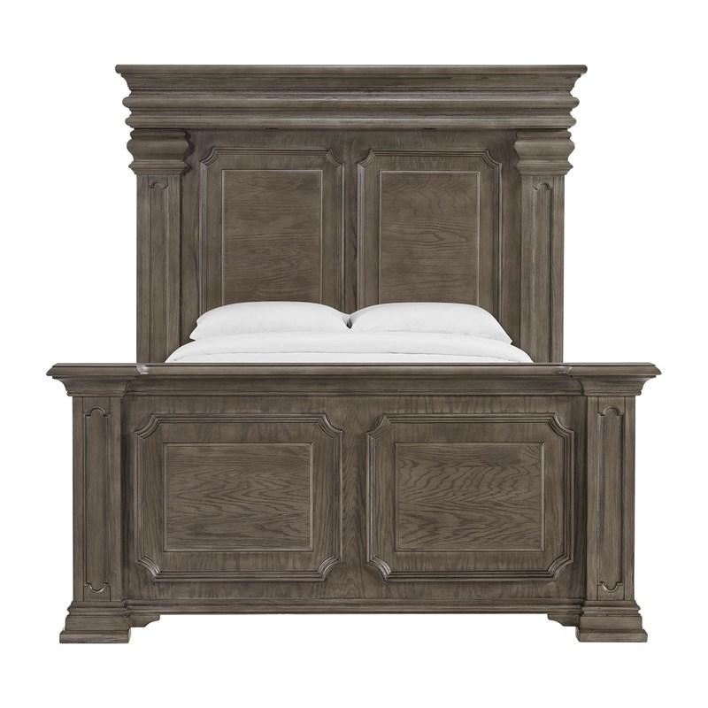 Large Picture of Elements International Kings Court B.10315.QB Queen Bed