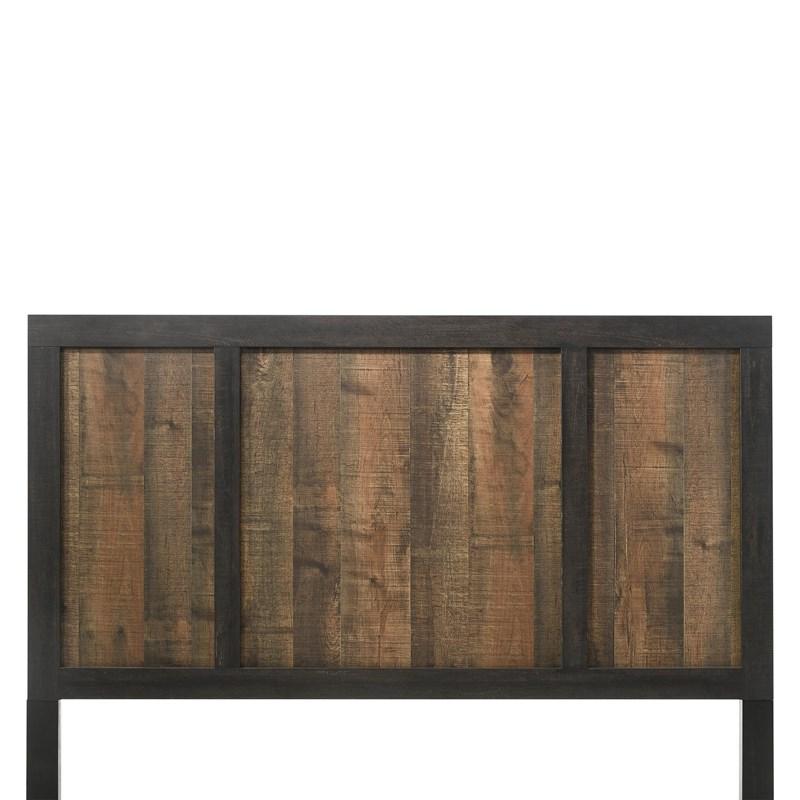 Large Picture of Elements International Harlington HG100QB Queen Panel Bed