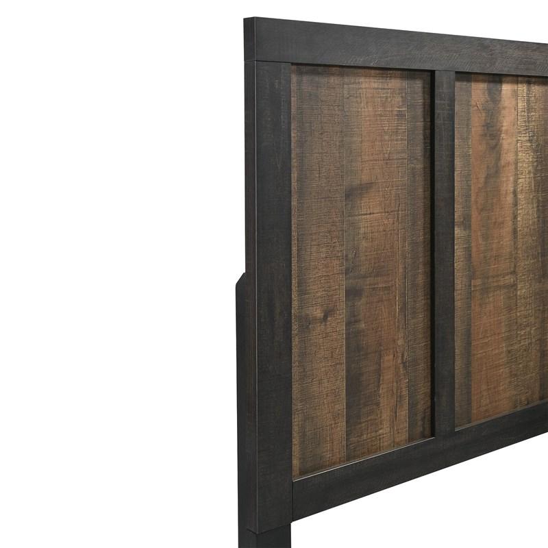 Large Picture of Elements International Harlington HG100QB Queen Panel Bed