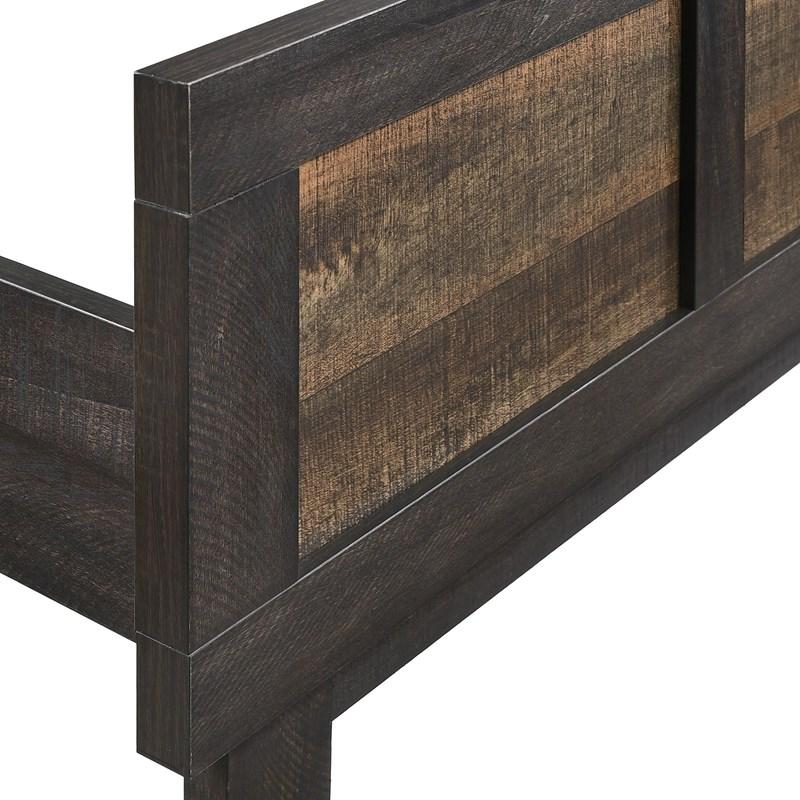 Large Picture of Elements International Harlington HG100QB Queen Panel Bed