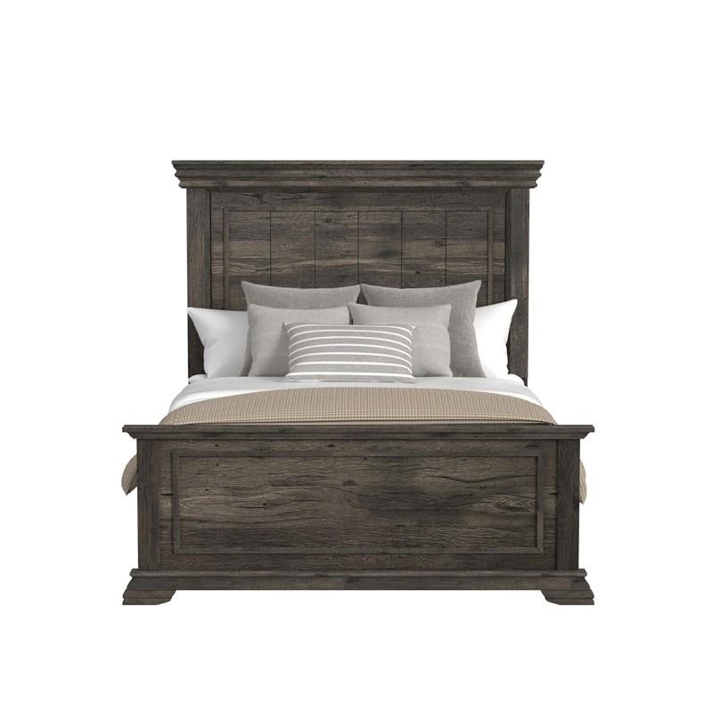 Large Picture of Elements International Park Ridge B-13130-8-QB Queen Panel Bed