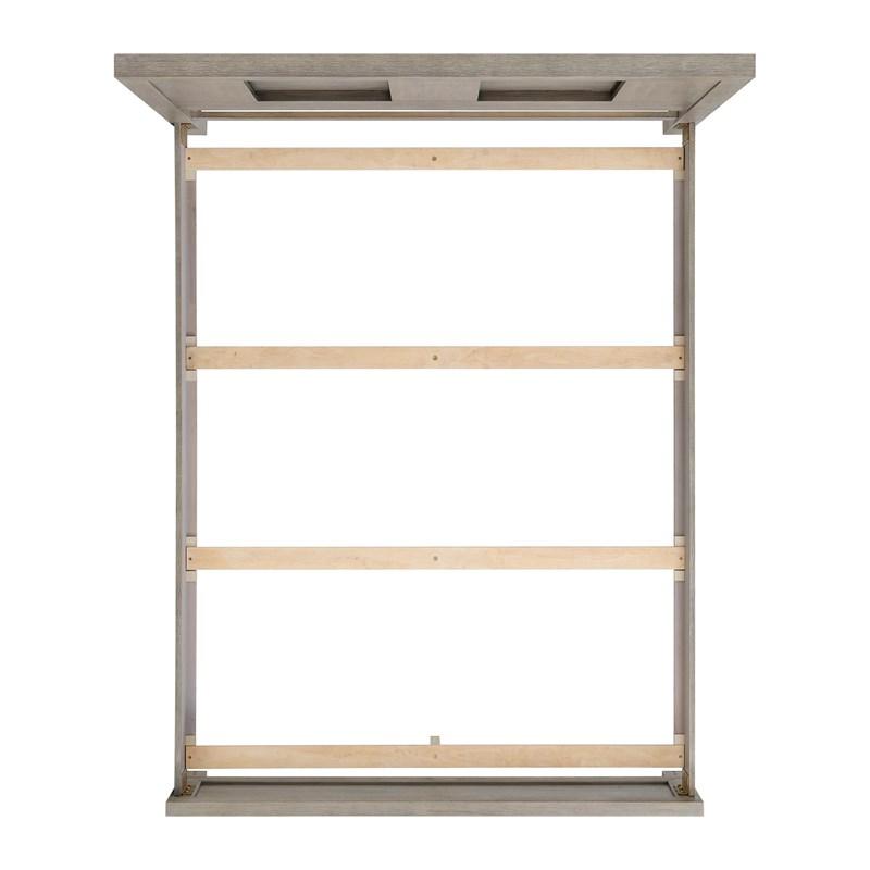 Large Picture of Elements International Kelis B-9770-3-QBL Queen Panel Bed