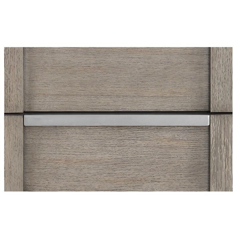 Large Picture of Elements International Kelis B-9770-3-QBL Queen Panel Bed