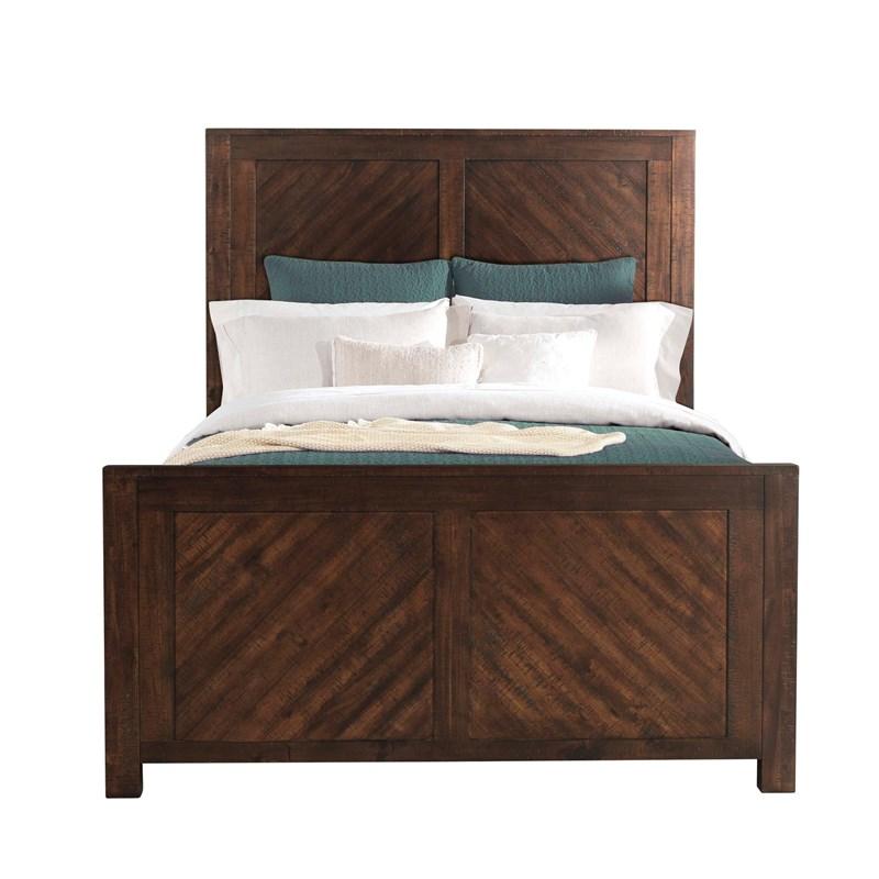 Large Picture of Elements International Jax JX600QB Queen Platform Storage Bed