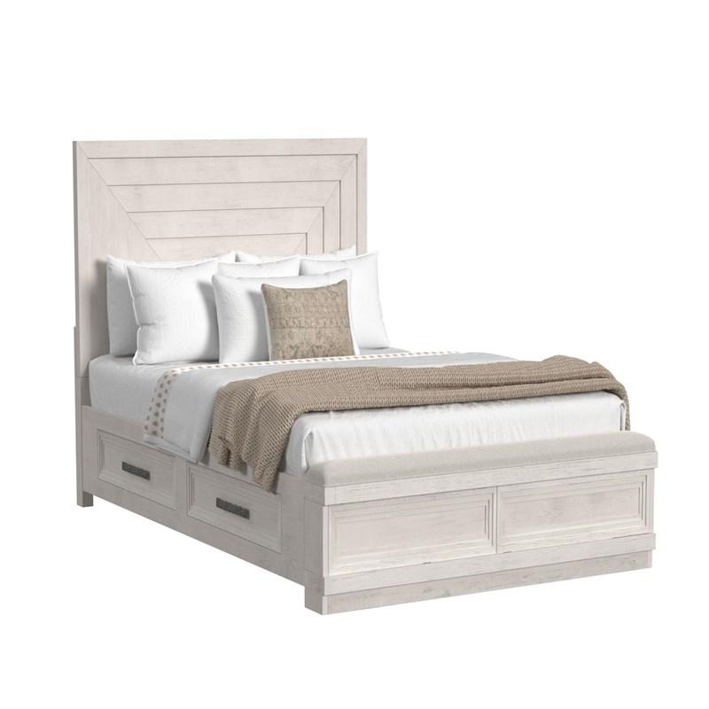 Elements International Avalanche B-11600-7-QSB Queen Storage Bed