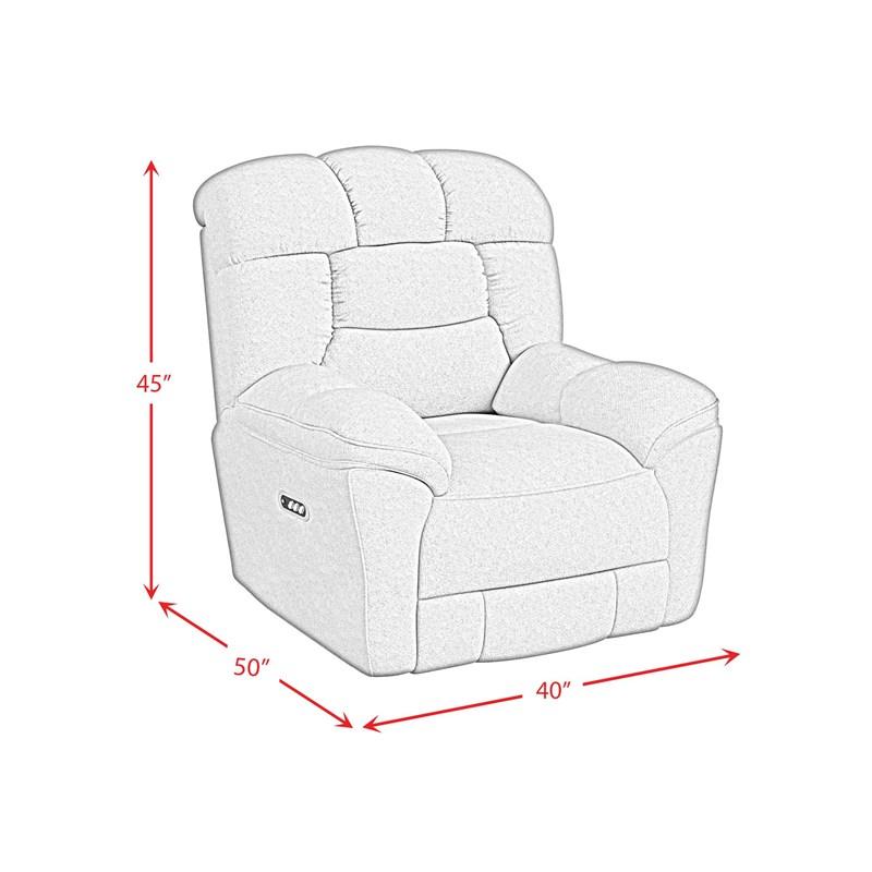 Large Picture of Elements International Kelsey U-17440-11591-105PPP Recliner