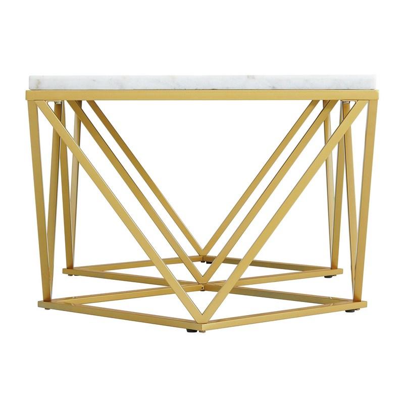 Large Picture of Elements International Riko CRK120CT Rectangular Coffee Table