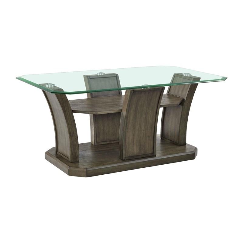 Elements International Dapper TPR350CT Rectangular Coffee Table